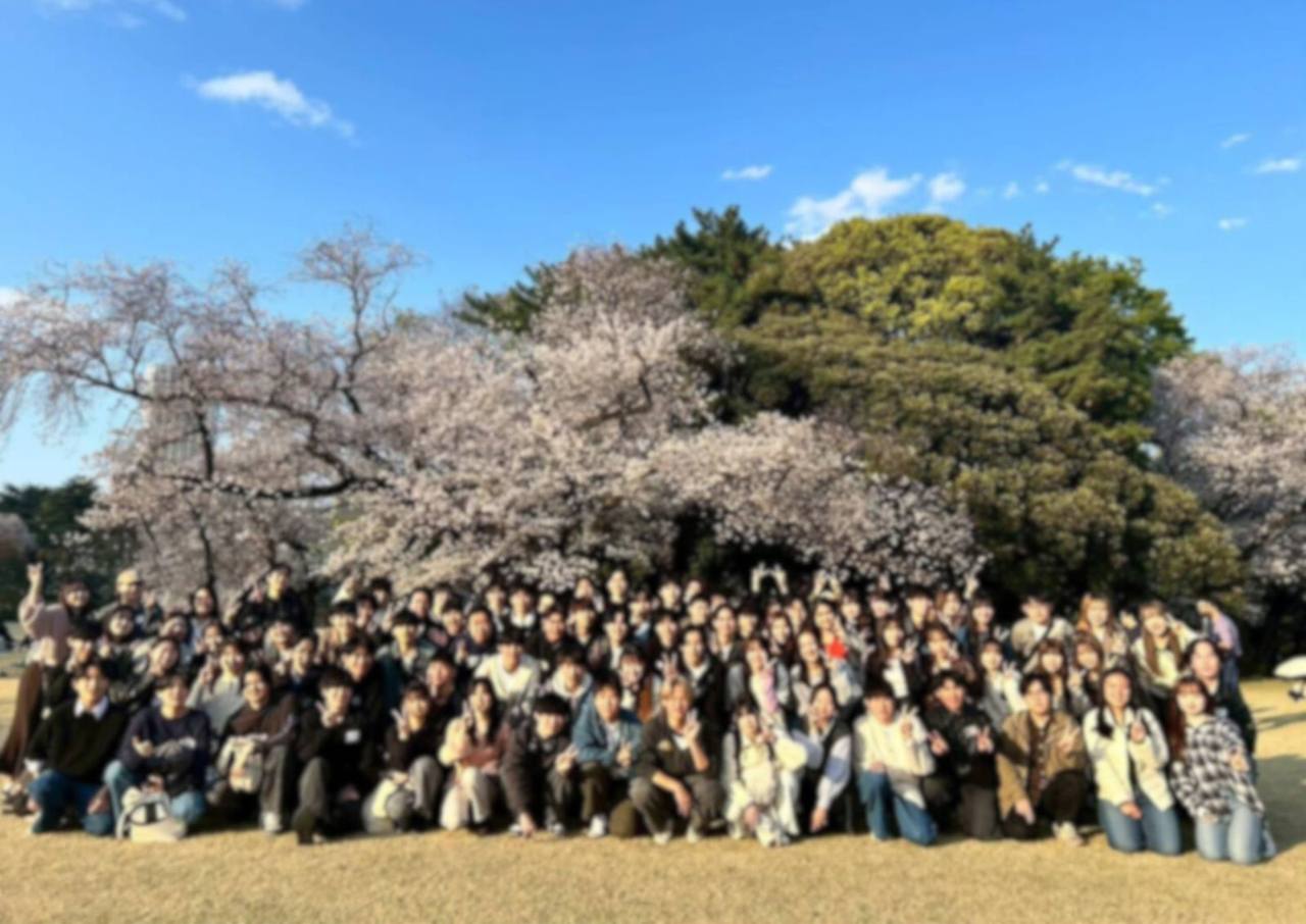 WESAの新歓で集まったメンバーの集合写真